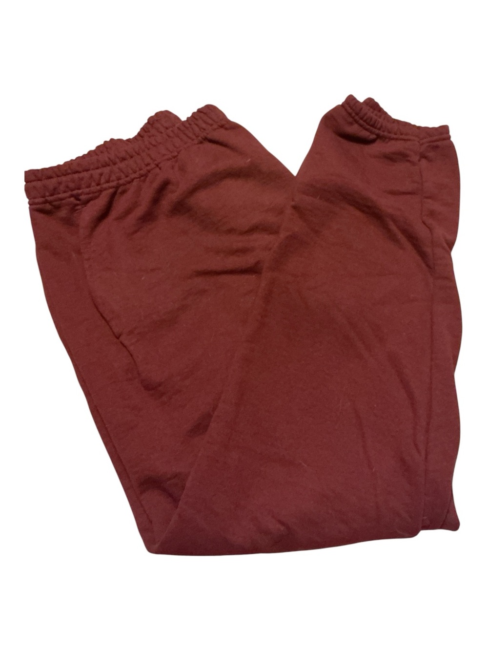 Gildan Kids Maroon Drawstring-Free Sweatpants